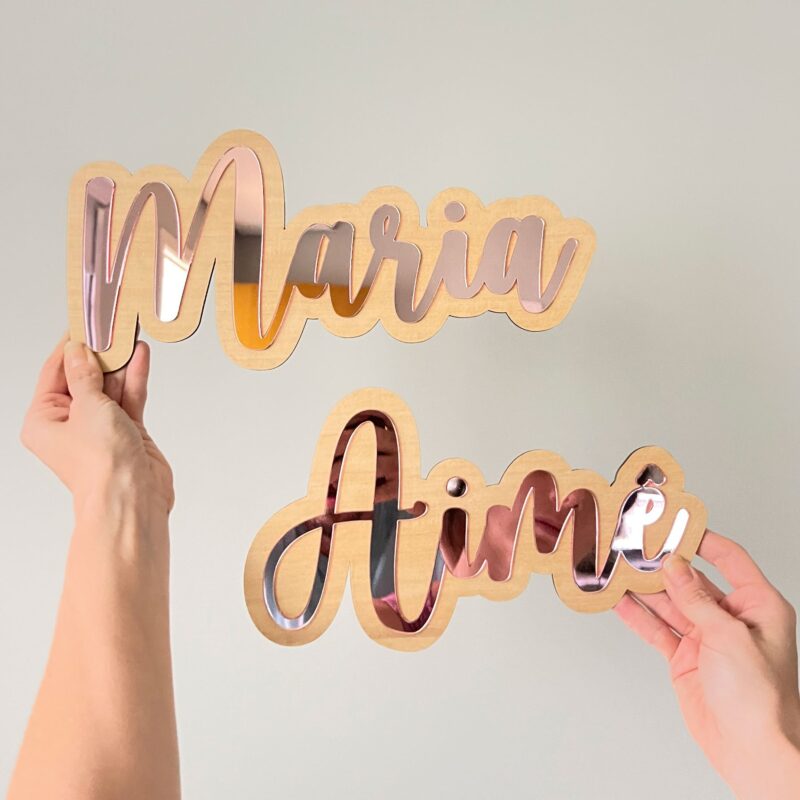 Nome Madeira Duplo 2 Nomes