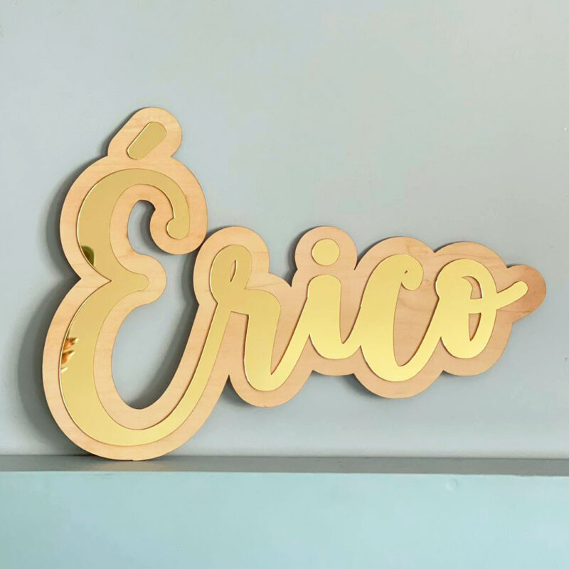 Nome Madeira Duplo Dourado