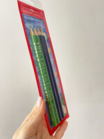 Lápis Personalizados Escrever Azul e Verde