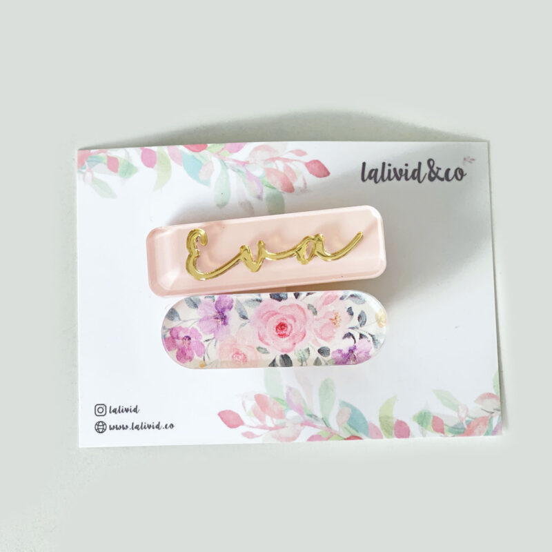 Barra de Cabelo Aquarelada - Kit 2 Unidades