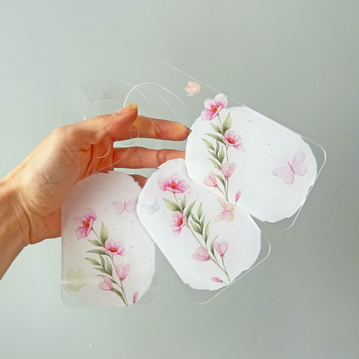 Separadores de Cabide Flores e Borboletas