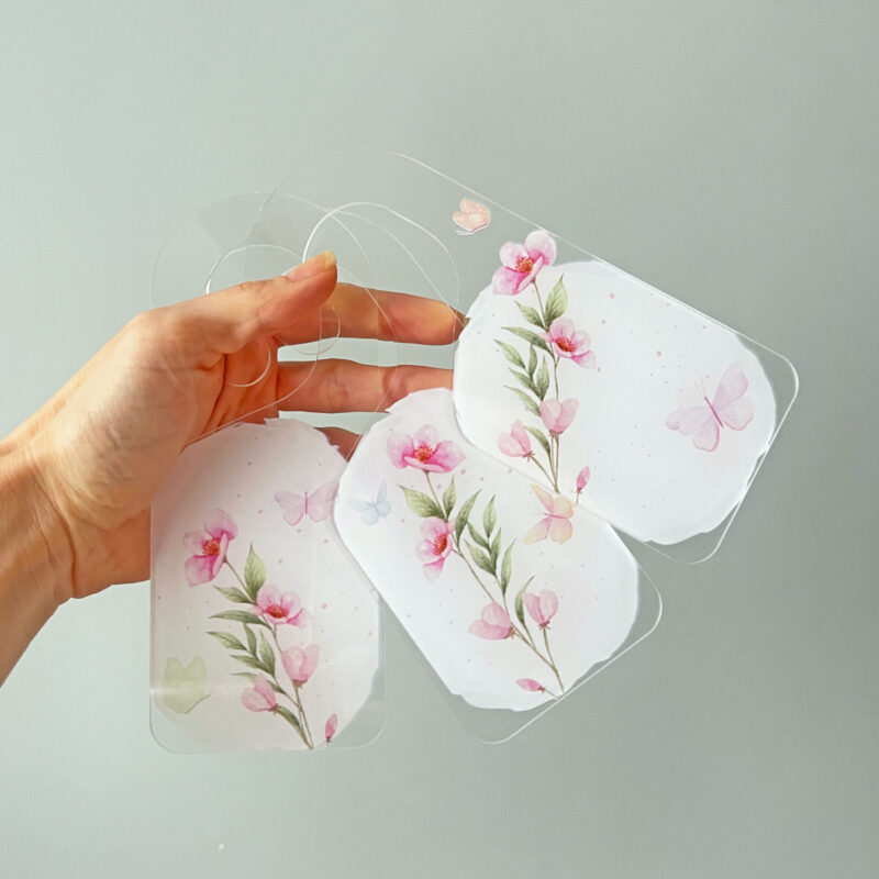 Separadores de Cabide Flores e Borboletas