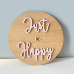 Enfeite Luminária Frase