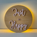 Enfeite Luminária Frase