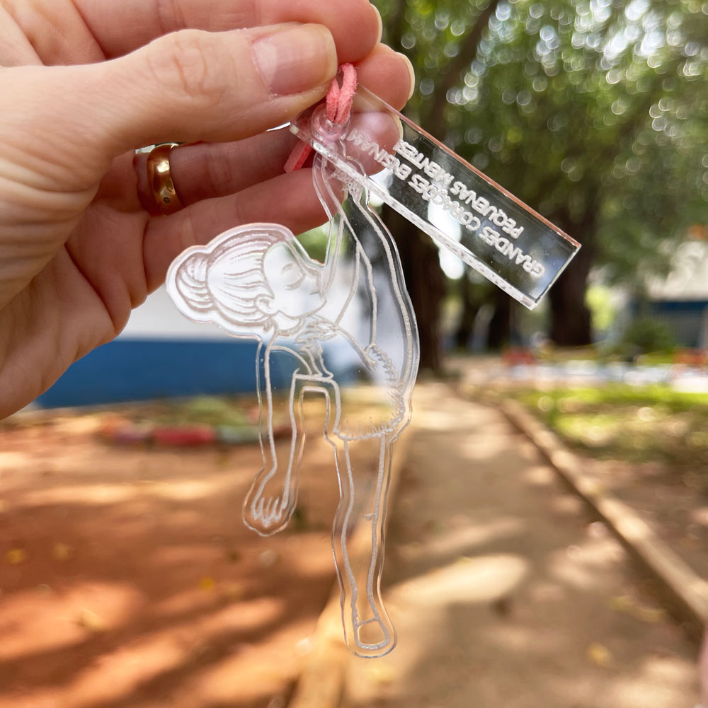 Tag de Mala e Lancheira Acrílico