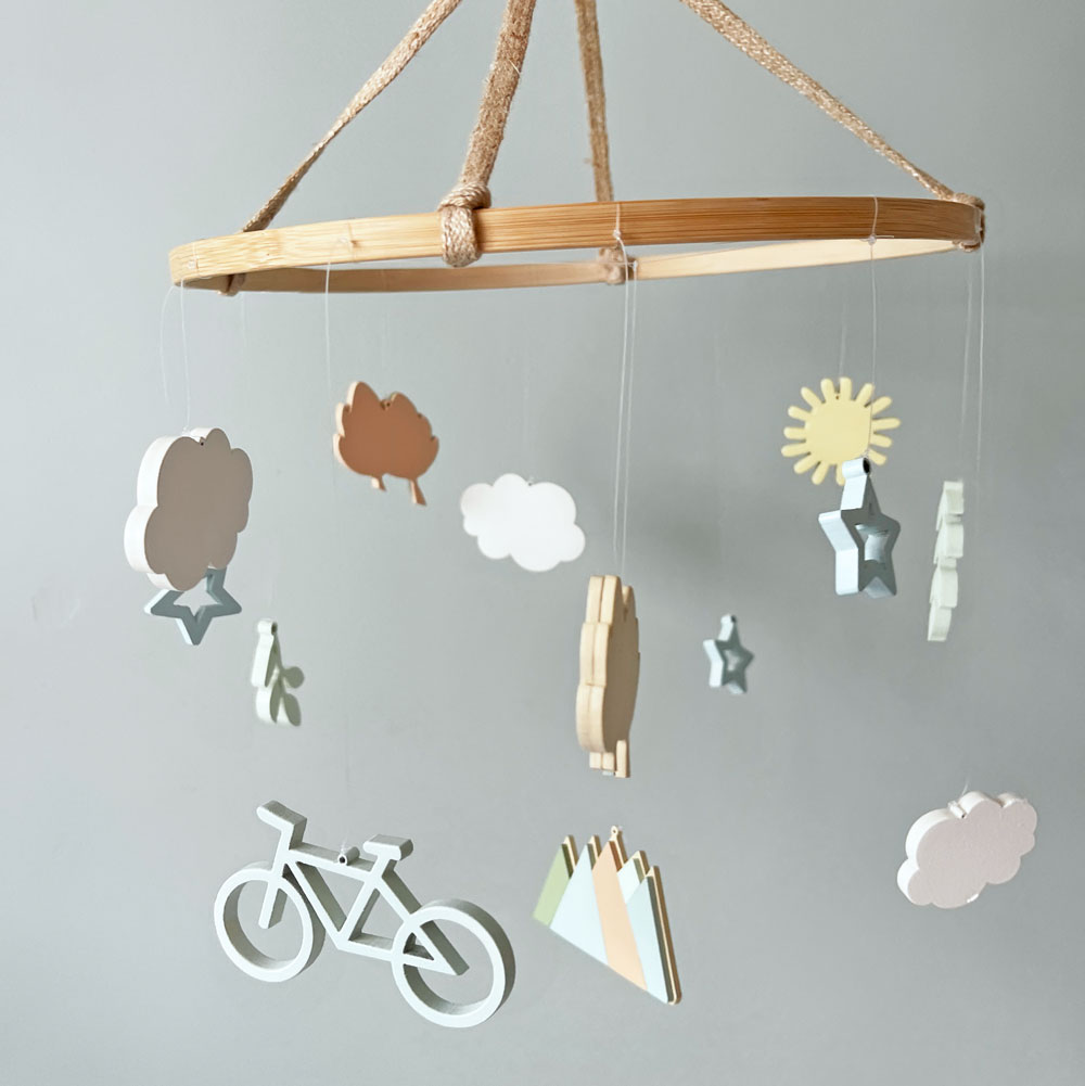 Mobile de Madeira Montanhas