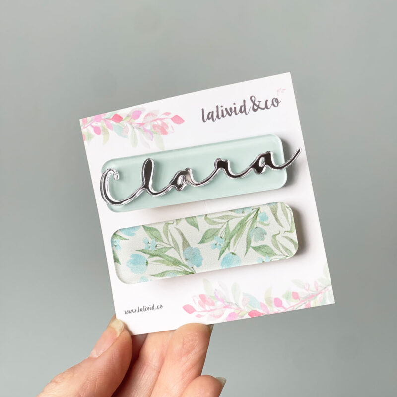 Barra de Cabelo Aquarelada - Kit 2 Unidades