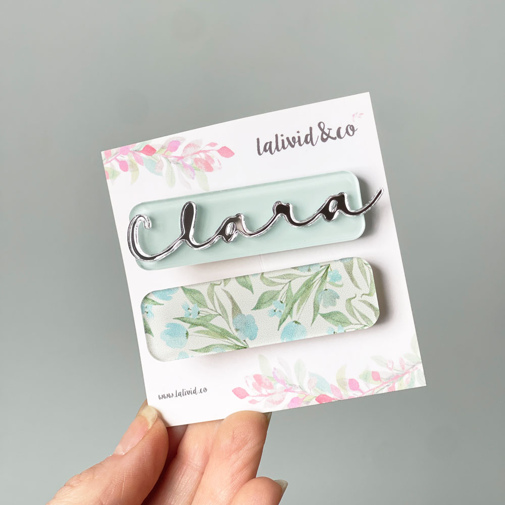 Barra de Cabelo Aquarelada - Kit 2 Unidades