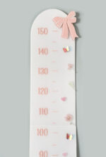 Régua Crescimento com Laço, Flores e Borboletas