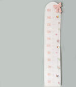 Régua Crescimento com Laço, Flores e Borboletas